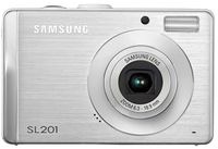 Samsung SL-201 10.2MP Digital Camera with 3x Optical Zoom (Silver)