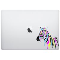MacBook Sticker Decal - Colorful Zebra - Funny Cute Skins Stickers