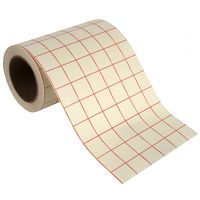 Angel Crafts Transfer Paper Tape: Craft Transfer Tape for Vinyl Application with Red Grid Lines - Self Adhesive Transfer Paper Roll Compatible with Cricut, Silhouette Cameo - 6 Inch by 50 Feet, White