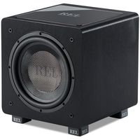 REL Acoustics HT/1003 Subwoofer, HT-Air Wireless Compatible, Line Grained Black Composite