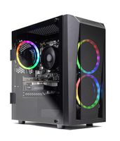 SkyTech Blaze II Gaming Computer PC Desktop - Ryzen 5 2600 6-Core 3.4 GHz, NVIDIA GeForce GTX 1650 4G, 500G SSD, 8GB DDR4, RGB, AC WiFi, Windows 10 Home 64-bit