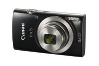 Canon IXUS 185 /Elph 180 Black Digital Compact Camera (International Model No Warranty)