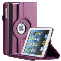 Thilon PU Leather 360 Degree Rotating Auto Sleep / Wake up Stand Case for Apple for iPad Mini 4, Purple