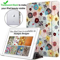 DuraSafe Cases for iPad Mini 5-7.9" 2019 [ A2124 A2125 A2126 A2133 ] UltraSlim Cover with Auto Sleep/Wake - Yarn Flowers Print