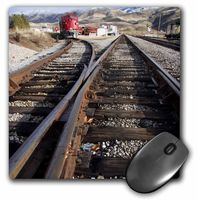 3dRose LLC 8 x 8 x 0.25 Inches Northern and Pacific Train Horseshoe Bend Idaho David R Frazier Mouse Pad (mp_90015_1)