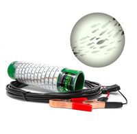 Green Blob Outdoors ( White Fishing Light, Underwater, with 30ft Cord, Alligator Clips & Cigarette Lighter Adapter, LED, Fish Attractor, Snook, Crappie, Bass, Catfish (White, 7500)