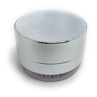 Elius Portable Wireless Bluetooth Speaker with Built-in-Mic Handsfree Calling, HD Sound and Bass, and TF Card for iPhone, IPAD, Android, and Other Smart Devices (Silver)