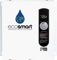 EcoSmart ECO 27 Electric Tankless Water Heater, 27 KW at 240 Volts, 112.5 Amps with Patented Self Modulating Technology