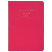 Mead Cambridge Meeting Notebook / Journal, 5-7/8" x 4-1/8", Legal Ruled, 80 Casebound Sheets, Pink (49558)