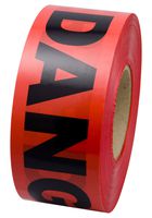 INCOM Manufacturing: Red DANGER Tape Barrier- Safety Warning Tape, 3 Inch x 1000 Feet, (76.2 Millimeters x 304.8 Meters)