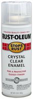 Rust-Oleum 7701830 - 6 PK Stops Rust Spray Paint, Enamel, 12 Fl. Oz. Aerosol Can, Gloss Crystal Clear (Pack of 6)