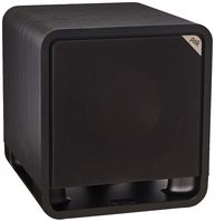 Polk Audio HTS 10 Powered Subwoofer with Power Port Technology | 10" Woofer, up to 200W Amp | For the Ultimate Home Theater Experience | Modern Sub that Fits in any Setting | Washed Black Walnut