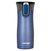 Contigo AUTOSEAL West Loop Vaccuum-Insulated Stainless Steel Travel Mug, 16  oz, Monaco Trans Matte