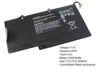 Gomarty 11.4V 43WH NP03XL Notebook Battery for HP Pavilion X360 13-A010DX 13-A110DX 13-A012DX Envy 15-U010DX 15-U337CL HSTNN-LB6L TPN-Q146 TPN-Q147 TPN-Q148 TPN-Q149 760944-421