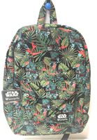 Loungefly Star Wars Boba Fett Bright Leaves Print Laptop Backpack (Green(Grn)) STBK0058