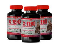 libido Testosterone Booster for Men - X-TEND - Testosterone Booster for Men - tongkat ali longjack Bulk spplements - 3 Bottles 180 Tablets