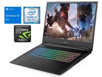 GIGABYTE Aorus 7 Laptop, 17.3" FHD Display, Intel Core i7-9750H Upto 4.5GHz, 64GB RAM, 2TB NVMe SSD + 1TB HDD, NVIDIA GeForce GTX 1660 Ti, HDMI, Mini DisplayPort, Card Reader, WiFi, BT, Windows 10 Pro