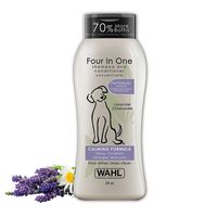 Wahl 4-in-1 Calming Pet Shampoo - Cleans, Conditions, Detangles & Moisturizes with Lavender Chamomile & 100% Natural Ingredients - 24 Oz