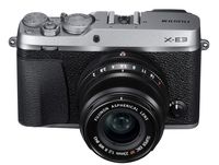 Fujifilm X-E3 Mirrorless Digital Camera w/XF23mmF2 R WR Kit - Silver (Renewed)