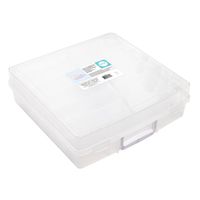We R Memory Keepers 661614 0633356616146 Storage & Decor-Washi Storage Bin, Clear
