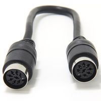 Ancable 8-PIN DIN Female to Female MIDI Extender Coupler Joiner for DIN 3 5 7 8 Midi Cable and Bang & Olufsen B&O BEOLAB Powerlink MK2 MK3