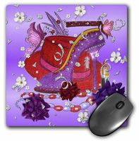 3dRose LLC 8 x 8 x 0.25 Inches My Night Out Mouse Pad (mp_6708_1)