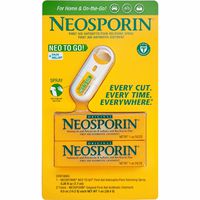 Neosporin First Aid Antibiotic Ointment and Neo to Go Antiseptic Spray (Pack of 6)