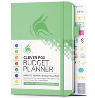 Clever Fox Budget Planner - Expense Tracker Notebook. Monthly Budgeting Journal, Finance Planner & Accounts Book to Take Control of Your Money. Undated - Start Anytime. A5 Size Mint Green Hardcover