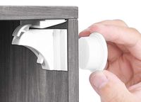 Child Safety Magnetic Cabinet Locks(20 Locks + 3 Keys), Baby Proof, No Tools Or Screws Needed - Norjews