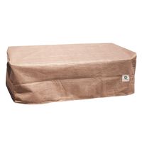 Duck Covers Elite Rectangular Patio Ottoman or Side Table Cover, 52" L x 30" W x 18" H