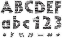 Barker Creek 4" Letter Pop-Outs - Boho Aztec, (BC1736)