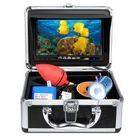 Anysun Underwater Fish Finder - Professional Fishing Video Camera with 7" TFT Color LCD HD Monitor 700TVL, CCD 15M Cable Length with Carry Case - Fun to See Fish Biting