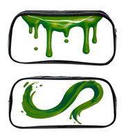 Nickelodeon Slime Dome Transparent Pencil Pouch, 9" x 4" x 2", Assorted, 6pc Value Pack