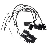 UHPPOTE Wired Wooden Door Window Sensor Detector Switch for Home Alarm Security System (Pack of 5)