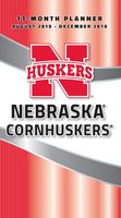 Turner Nebraska Cornhuskers 17 Month Planner, August 2015 - December 2016, 3.5 x 5" (8890514)