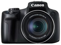 Canon PowerShot SX50 HS 12MP Digital Camera with 2.8-Inch LCD (Black) - International Version (No Warranty)