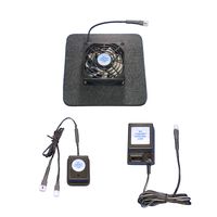 AV Receiver/AMP/DVR Cooling Fan w/thermoswitch Module & Multi-Speed Control