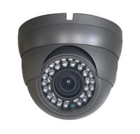 SPT 15-CD28IR Day Night Vision Outdoor Security Dome Camera Vandal-Proof 3.6mm 600TVL with 24 Pieces LED (Gray)