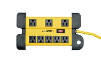 Digital Energy 25 Foot Long Surge Protector 8-Outlet Heavy Duty Metal Mountable 1050 Joules Protection Extension Cord Power Strip with Cord Management, 25 Foot Long Extension Cord, UL Listed