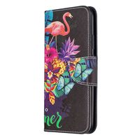 Lomogo Leather Wallet Case for Huawei Mate 30 Lite/nova 5i Pro with Stand Feature Card Holder Magnetic Closure, Shockproof Flip Case Cover for Huawei Mate30 Lite - LOBFE090330 L10