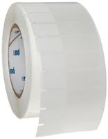 Brady THT-153-461-3 2.625" Width x 0.6" Height, B-461 Self-Laminating Polyester, Matte Finish White/Translucent Thermal Transfer Printable Label (3000 per Roll)