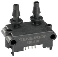 Pressure Sensor, CMOSensÂ, 125 Pa, Digital, Differential, 5.5 VDC, Tube, 3.8 mA