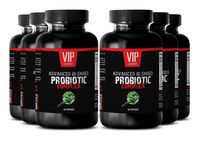 Probiotics Health Benefits - Advanced Blended PROBIOTIC Complex - Increase Energy Supplement - 6 Bottles 360 Capsules