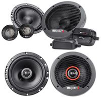 Pair MB QUART FSB216 6.5" 280 Watt Component Speakers+(2) 6.5" Coaxial Speakers