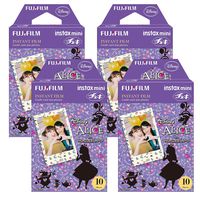 Fujifilm Instax Alice in Wonderland Film Pack Instant Print Mini Cameras 4 Pack