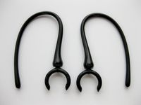 2 New Black Replacement Earloops Hooks for Aliph Jawbone ICON / Ace / Bombshell / Cashmere / Catch / Denim / Hero / Icon / Mesh / Rogue / Suede / Bluetooth Headset