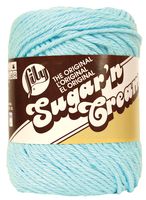 Lily Sugar 'N Cream  The Original Solid Yarn - (4) Medium Gauge 100% Cotton - 2.5 oz -  Robins Egg  -  Machine Wash & Dry (10200101215)