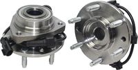 Detroit Axle 513188 Front Wheel Bearing & Hub Assembly, Driver & Passenger (2-PC Set) for Isuzu Ascender Oldsmobile Bravada GMC Envoy Buick Rainier Chevy Trailblazer w/ABS