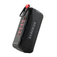 DarkBlue The Newest Generation Ultra Outdoor Portable Wireless Bluetooth Speakers,with Amazing Enhanced Super Bass,10W+ Louder Volume, Hands Free, FM Radio, TF Card, IPX6 Waterproof (Black)