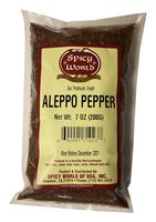 Aleppo Pepper 7 oz - Halaby Turkish Chili Pepper - Premium Crushed Pepper Flakes by Spicy World